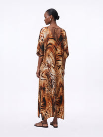Umber Flow Dress