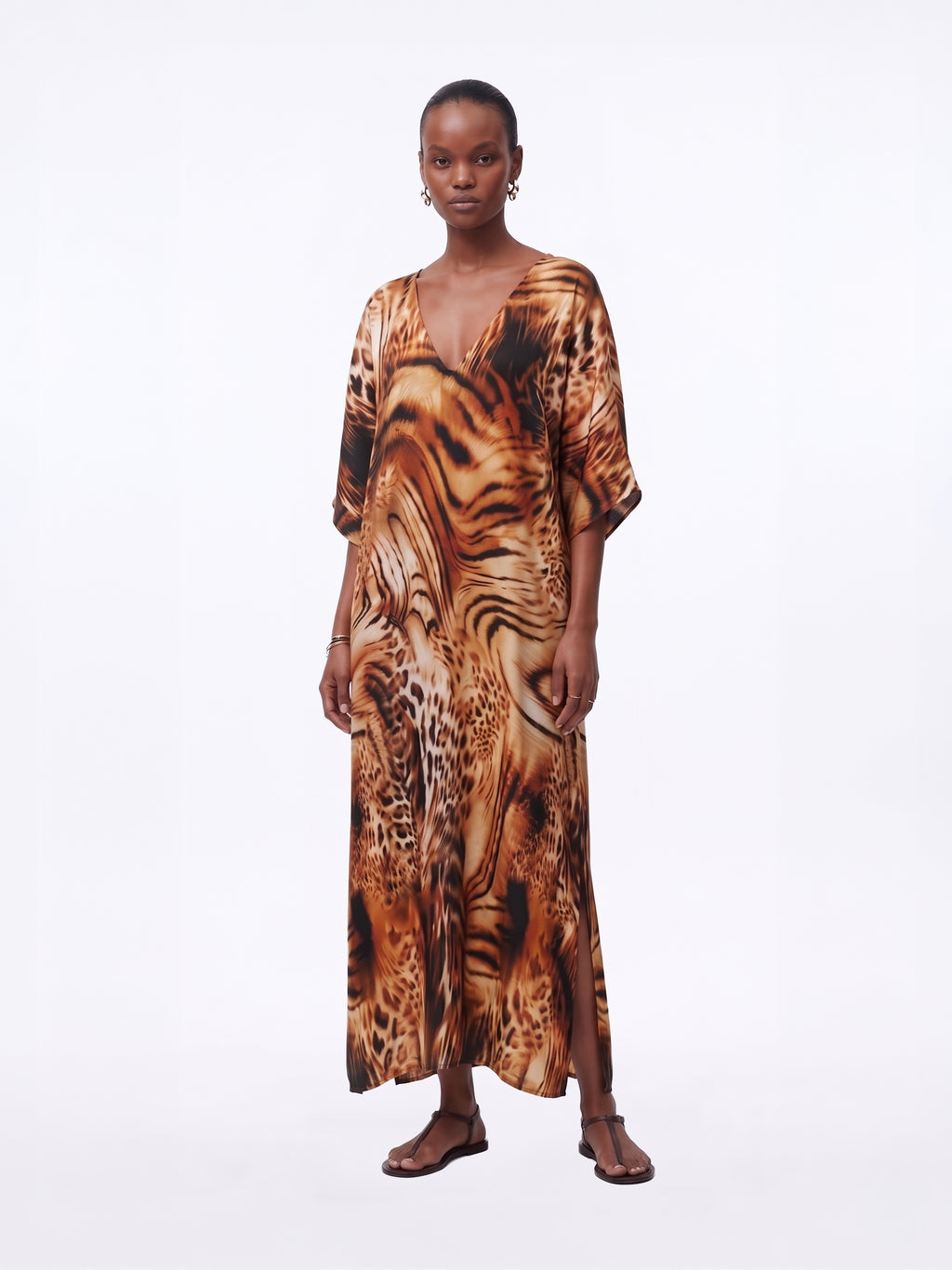Umber Flow Dress