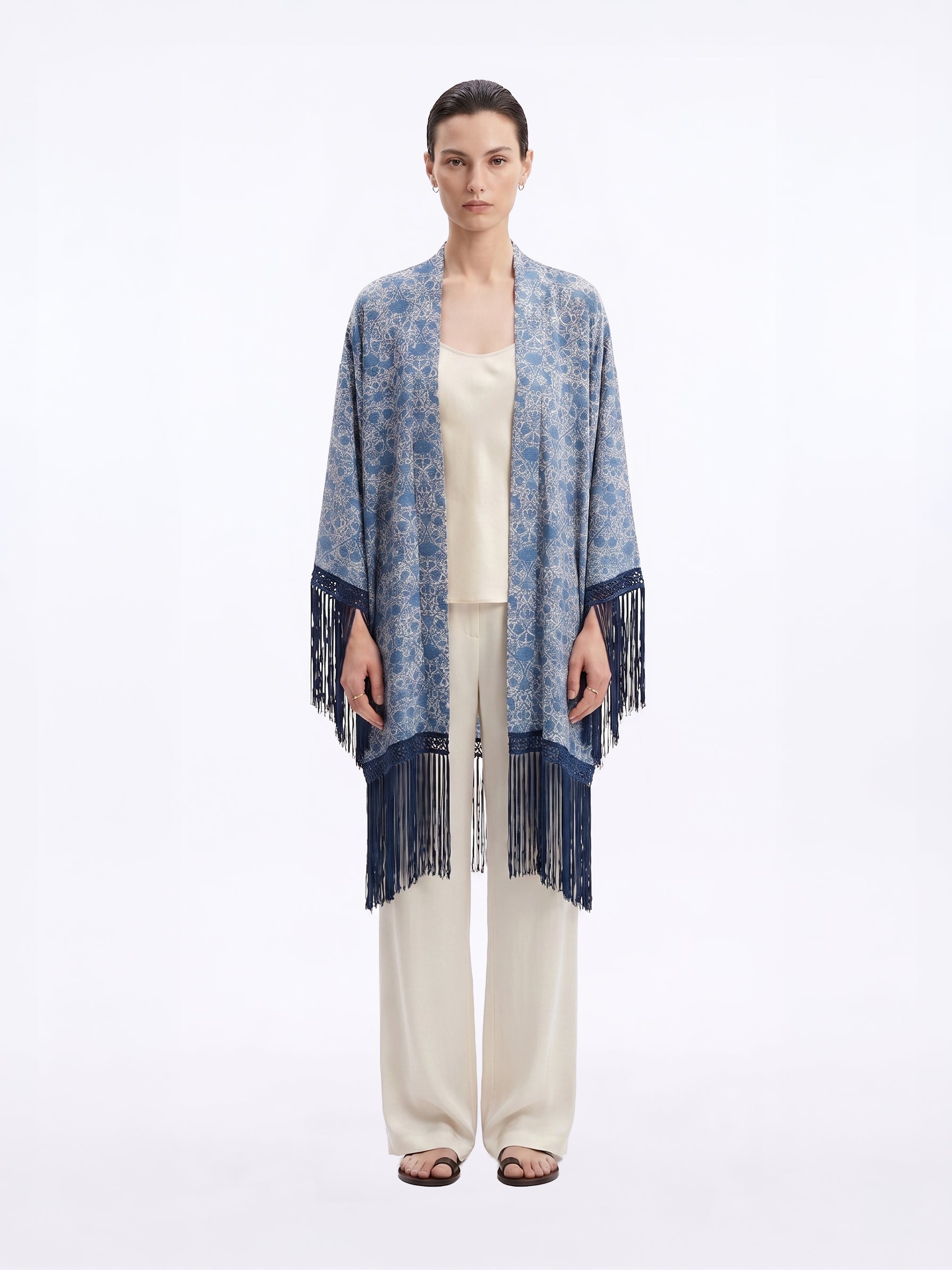 Indigo Garden Kimono