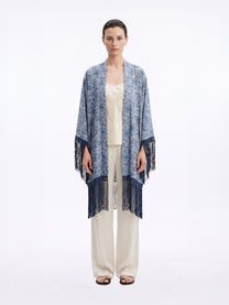 Indigo Garden Kimono