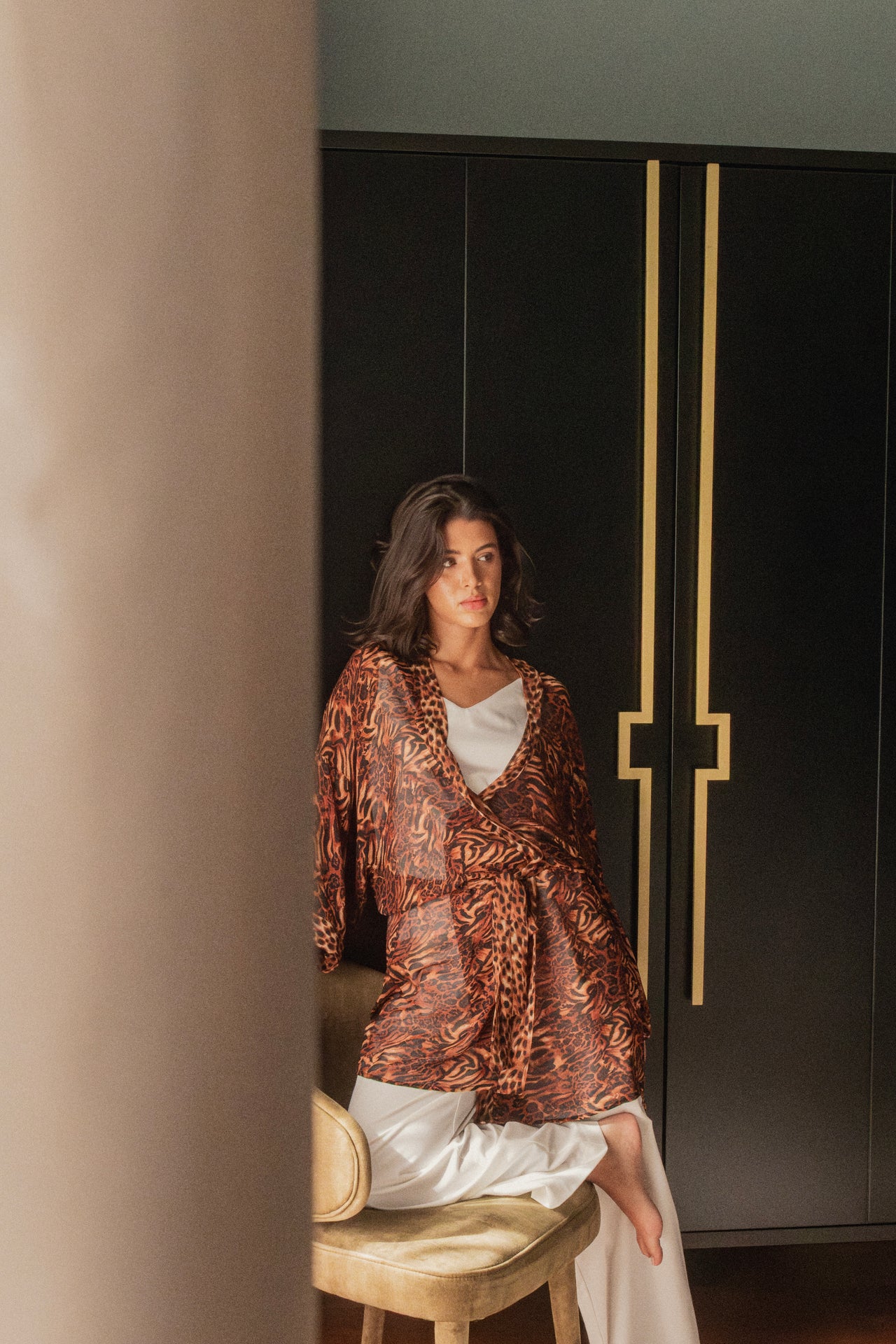 Chiffon kimono
