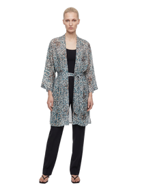 Blue Drift Kimono