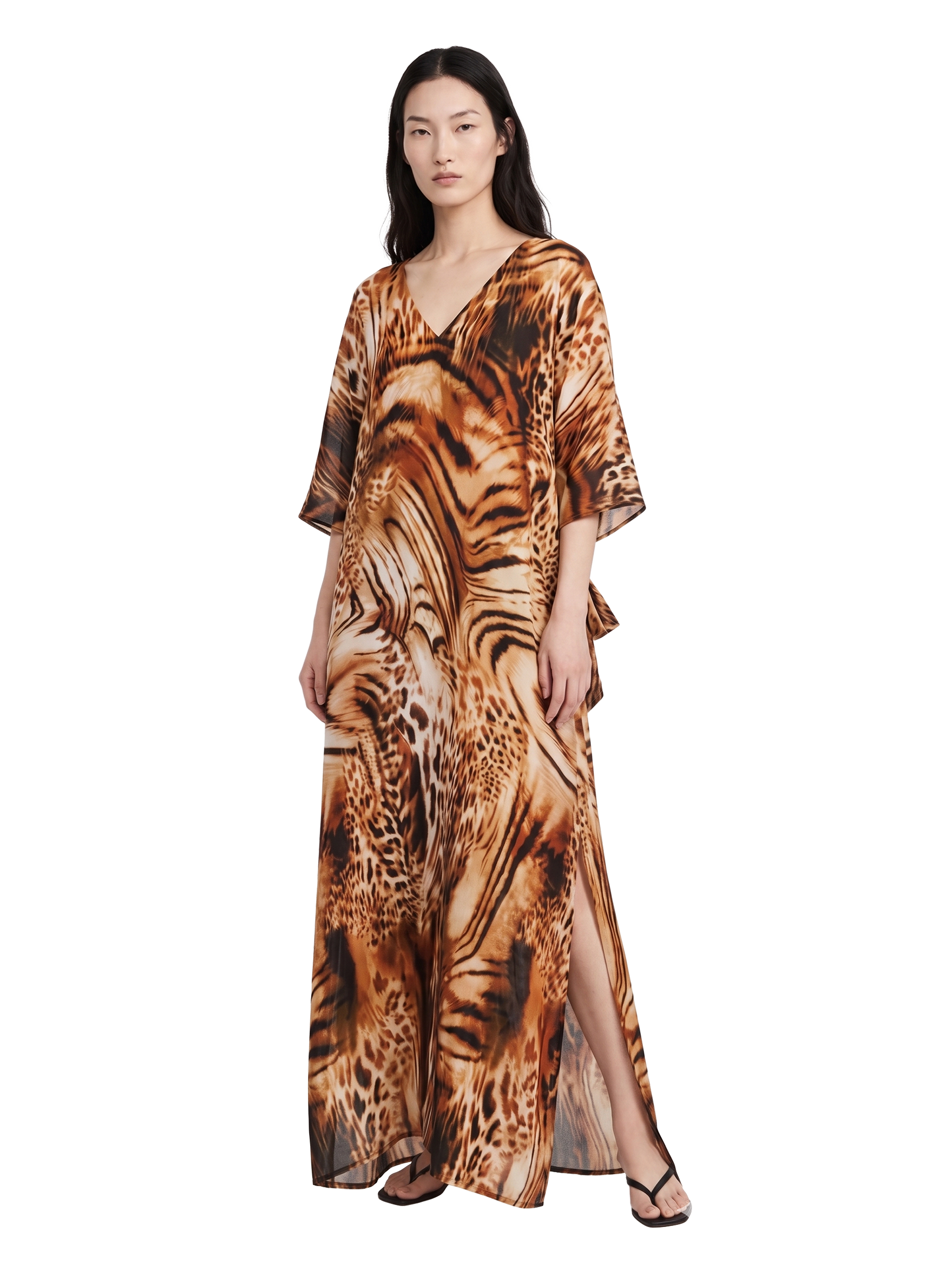 Umber Flow Dress